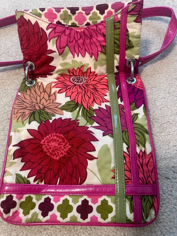 Vera Pelle Vera Bradley Floral Purse - Image 3