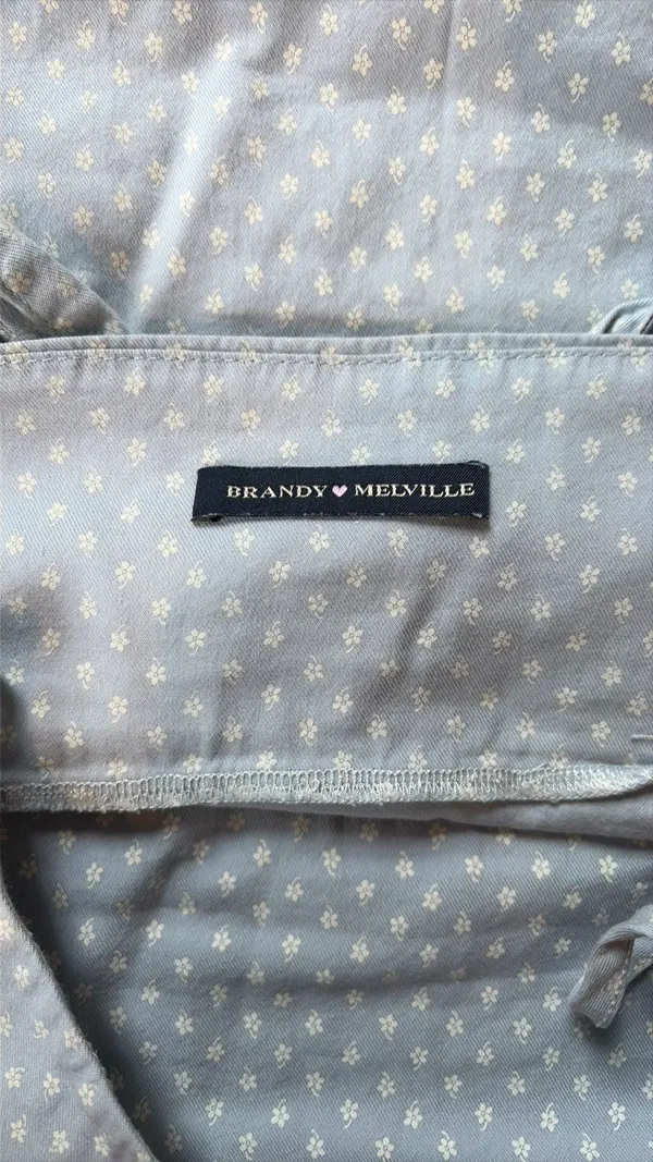 Brandy Melville blue and white flower dress! - Image 4