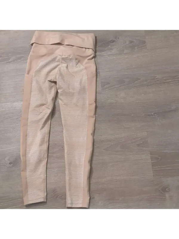 Aerie high rise fold over hugger leggings size medium - Image 7