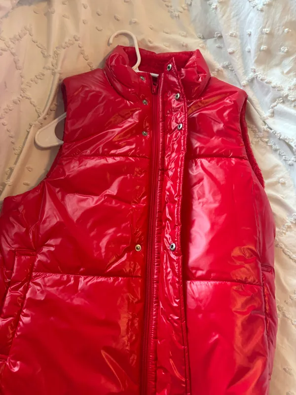 A New Day Red Puffer Vest - Image 3