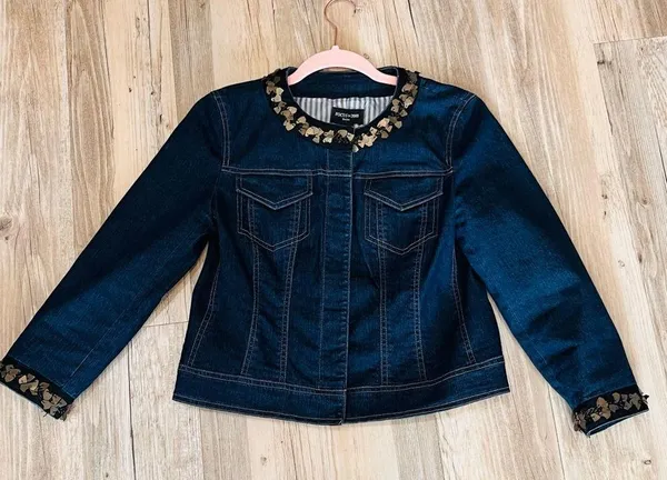 Focus 2000 Jean Jacket size 4 Petite - Image 5