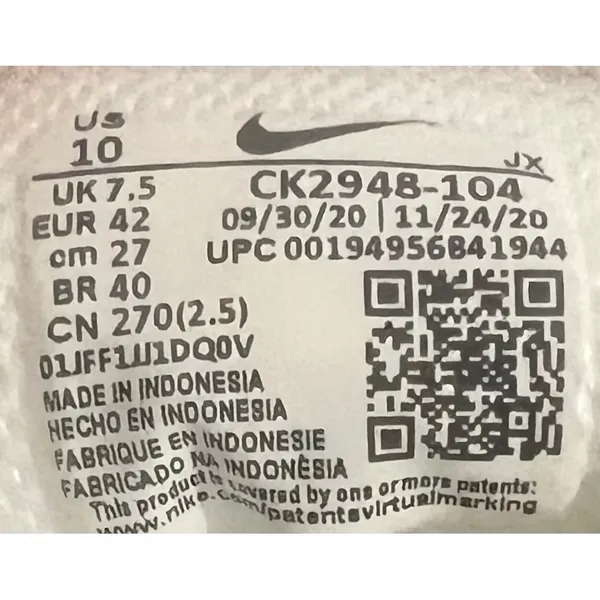 Nike Venture Runner Womens White PinkRetro Mesh Sneaker CK2948-104 Size‎ 10 - Image 10