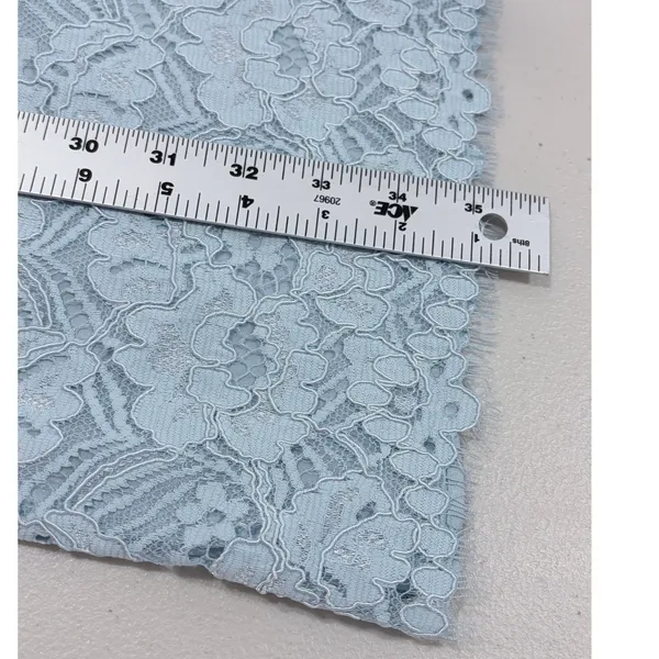 Shoshanna‎ Rae Baby Blue Lace Shift Midi Dress 3/4 Sleeve Size 6 - Image 10