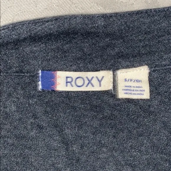 5/$30 🎈 Roxy see you goodbye women’s small‎ charcoal midi wrap skirt - Image 5