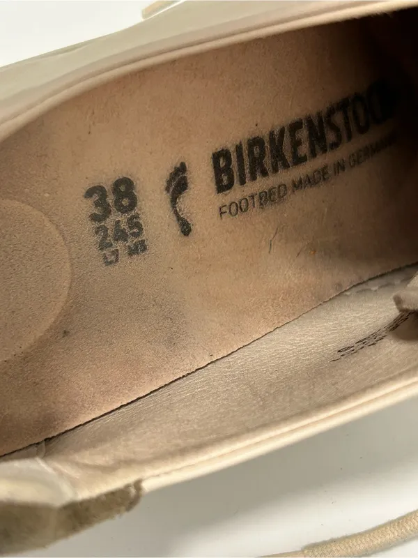 Birkenstock Bend Low Decon Pop Sneakers Taupe Eggshell Size 7 - 7.5 US Narrow - Image 9