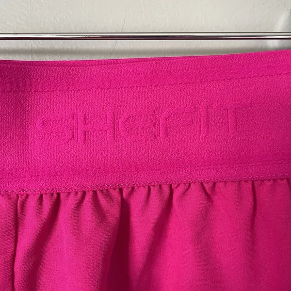 SHEFIT Athletic Athleisure Running Workout Shorts Hot Pink Women's Size Small - Image 6