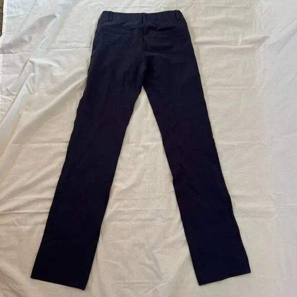 Womens Small Navy Betabrand Pants Sz Small Stretch skinny slim pull on 4-6 - Image 3