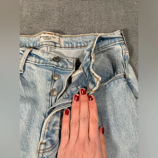 Abercrombie & fitch’90s baggy low rise Women's Jeans 27/4R - Image 5
