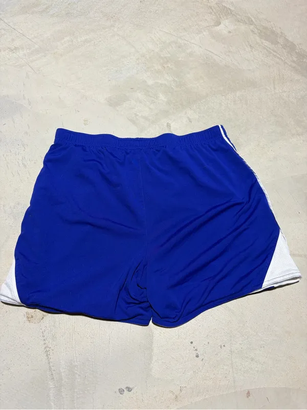 Nike y2k Women's Blue Athletic Shorts medium - Image 8