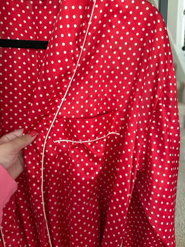Cacique Red polka dot robe - Image 2