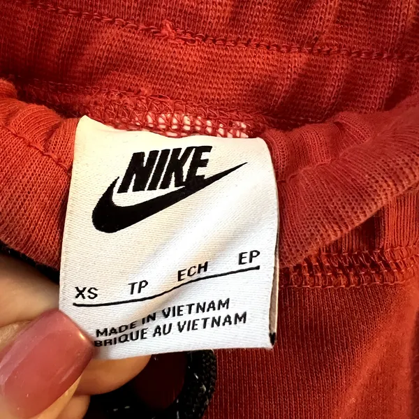 Nike Tech Fleece Jogger Pants Women's Size XS Red - Image 5