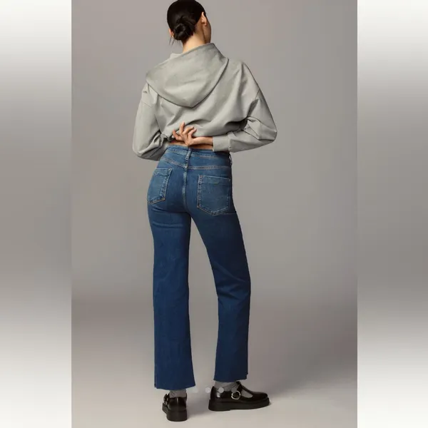 Anthropologie Pilcro Annie High-Rise Straight-Leg Jeans - Image 3