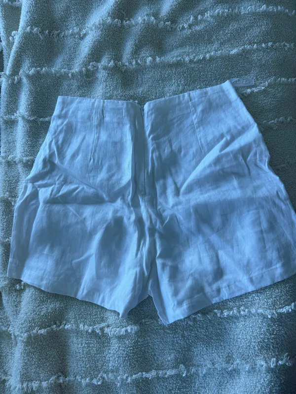 Bamboo Blonde linen shorts White Size 12 - Image 2