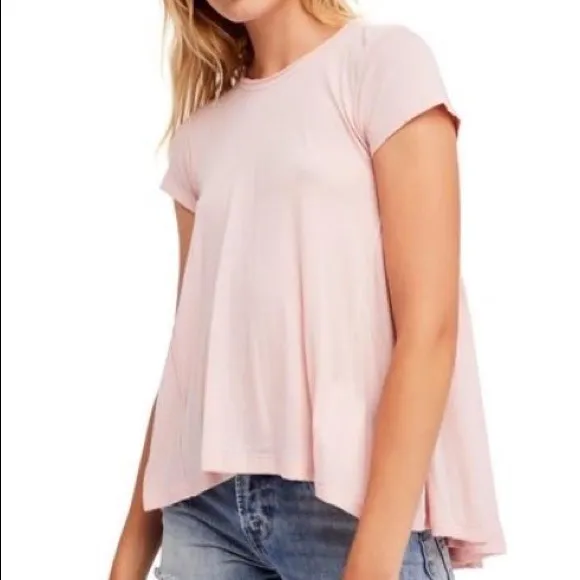 Free People We The Free It’s Yours Tee in Pink - Image 2