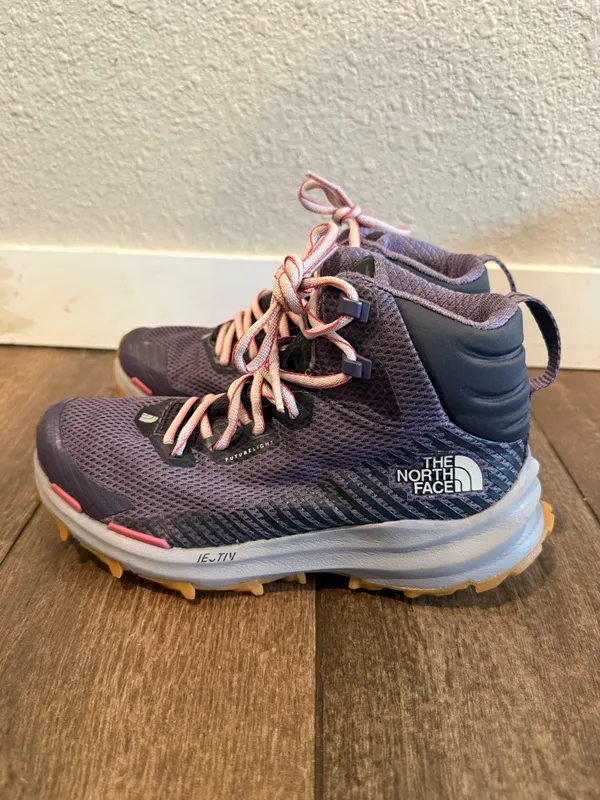 The North Face Purple Trail Mid-Top Hiking Boot with Pink‎ Laces (Women’s)Size 6 - Image 2