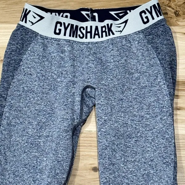 Gymshark Blue Seamless Leggings Women’s Medium - Image 2