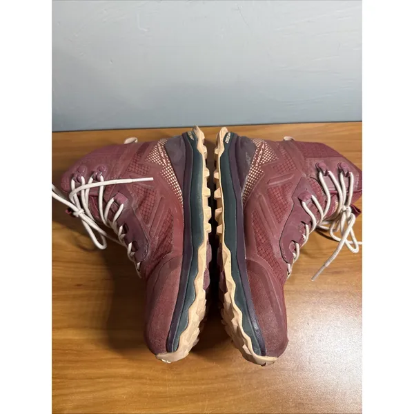 Altra Lone Peak All Weather Mid Hiking Boots Womens 6 Red ALOA4VRA666 Waterproof - Image 8