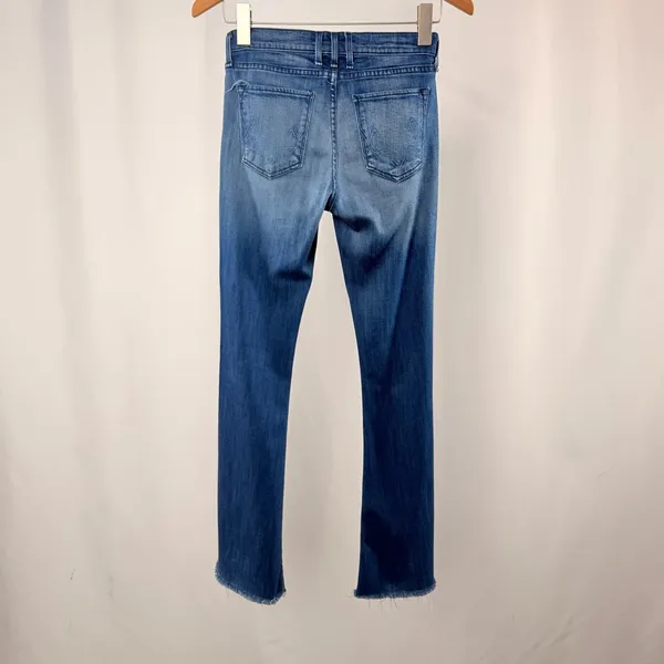 McGuire Majorelle Low Rise Flare Jeans in Revel‎ Revel Blue Size 24 - Image 5