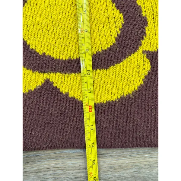 BDG Urban Outfitters Cropped Graphic Sweater Womens Small Retro Pattern Knit - Image 7