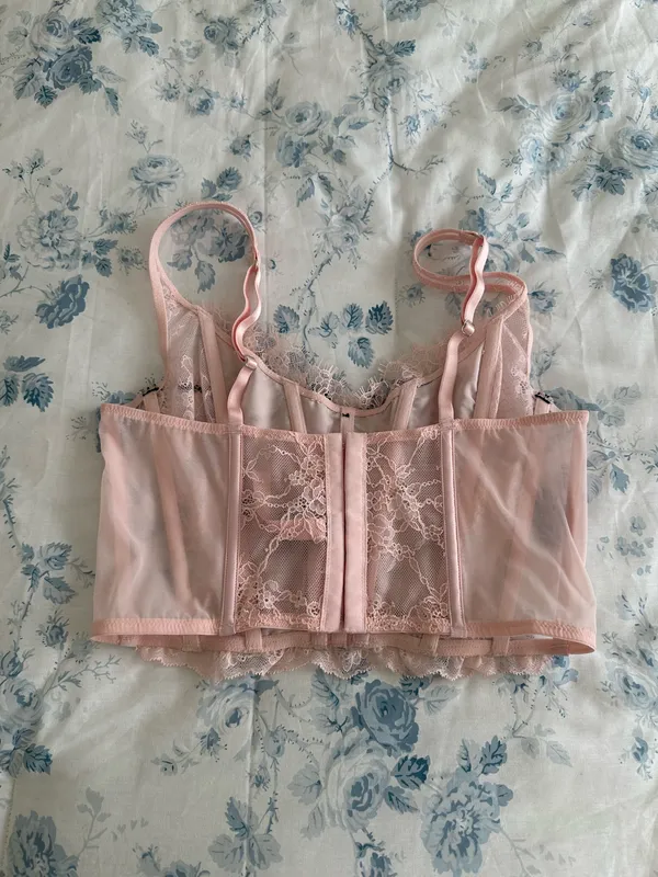 Victoria's Secret Pink Lace Corset - Image 2