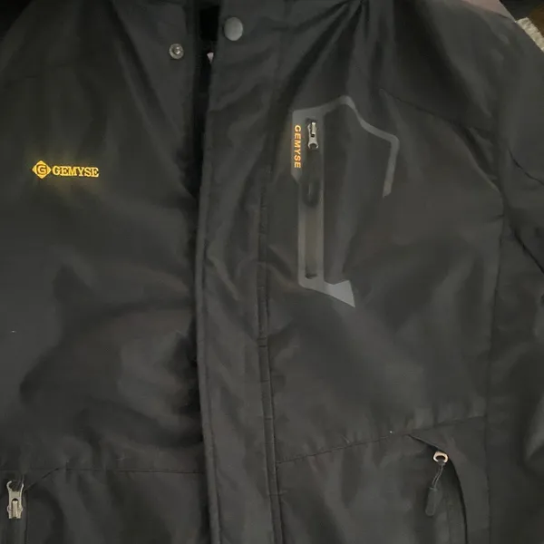Women's Black Ski Jacket with Hood Size M - Image 3