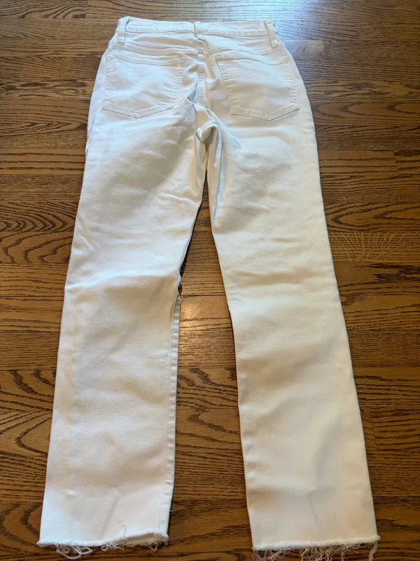 Madewell Jeans The Perfect Vintage Tile White - Image 3