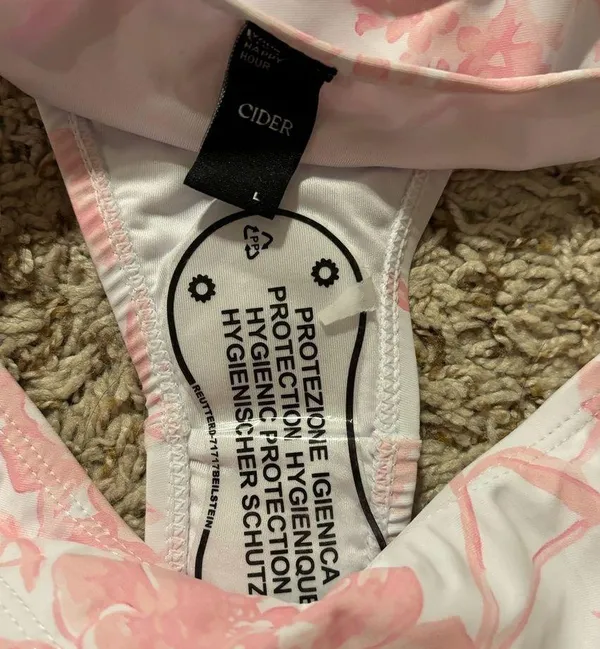 Cider Pink floral bikini set - Image 3