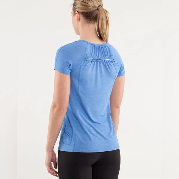 Lululemon Run Wild Short Sleeve Tech blue - Image 2