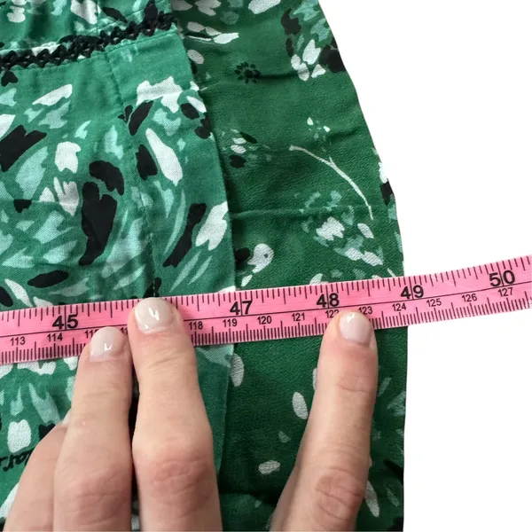 Poupette St Barth Green Floral Midi Dress - Image 8