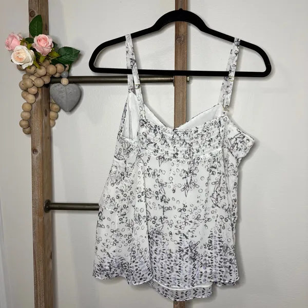 Cabi Style 272 On the Clock Tiered Print Cami Size Medium‎ - Image 6