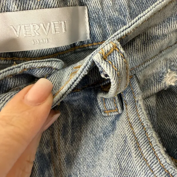 Vervet blue women’s jeans distressed straight 27 - Image 11