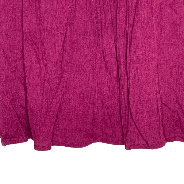 American Eagle Womens Sleeveless 1/2‎ Button Tank Top Blouse Size XS Maroon - Image 3