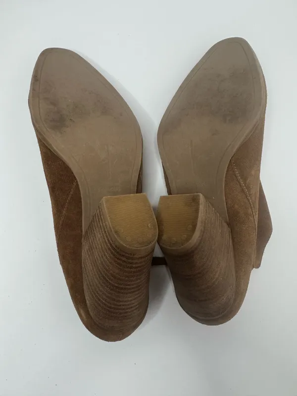 Dolce Vita Brown Suede Side Zip Ankle Boots Womens Size 8.5 - Image 7