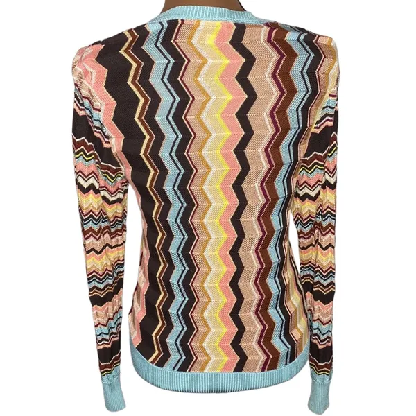 Missoni x Target Chevron fine knit button through cardigan size M - Image 4