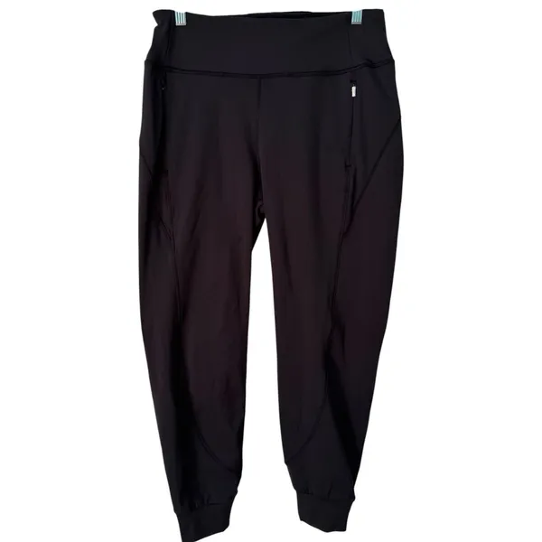 NWT Quince Whistler Mid Rise Thermal Joggers in Black Womens Size Medium - Image 4