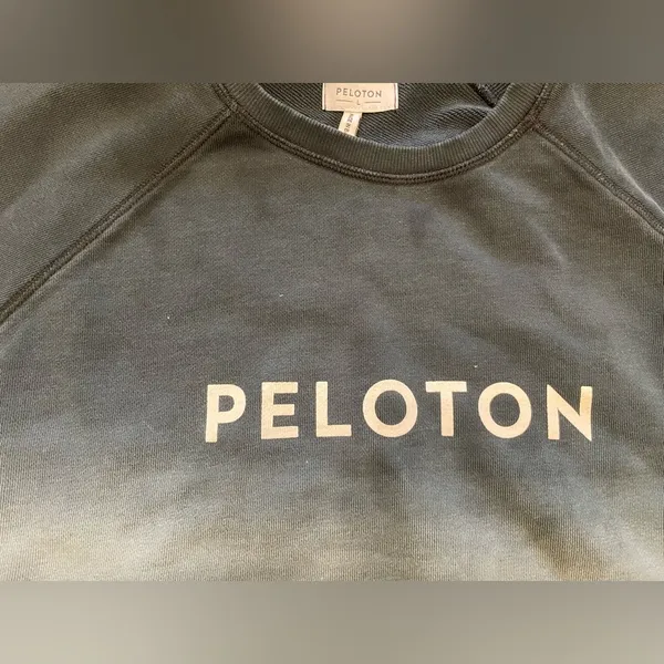 Peloton Dip Dyed Ombre Classic Crewneck Sweatshirt Size Large - Image 2