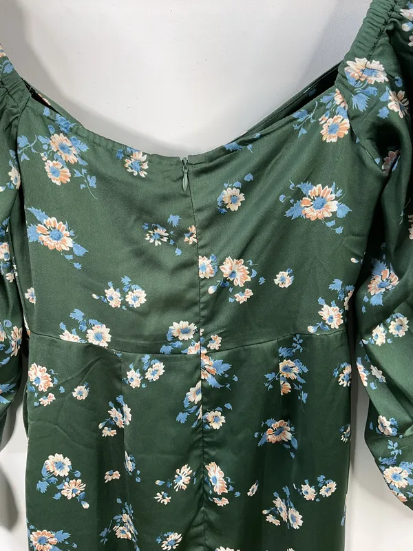 ASTR The Label Green Floral Dress Size Small - Image 7
