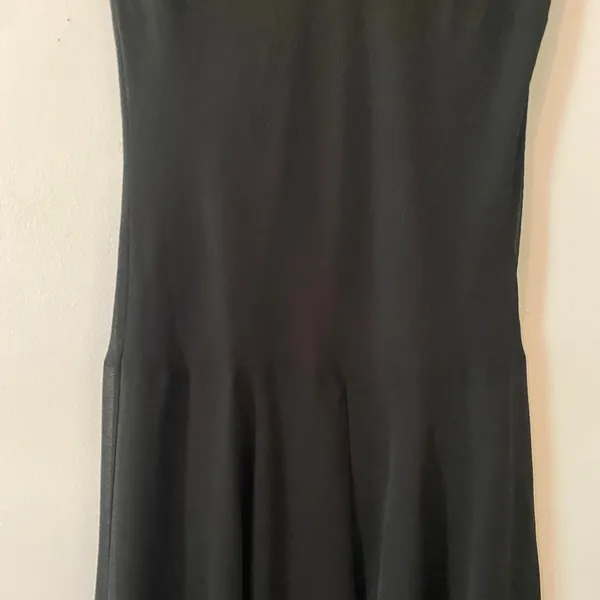 Cato Y2K Black Whimsygoth Fairycore Sheer Layered Midi Dress V-neck Women's 10 - Image 4
