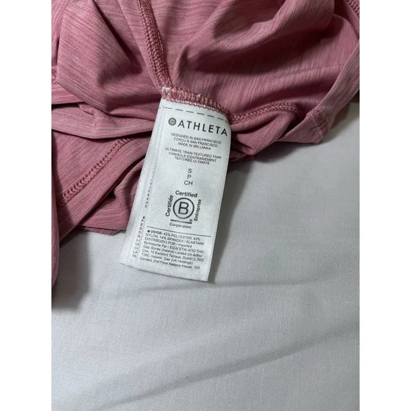 Athleta Ultimate Train Tank Women’s Size S/P Pink - Image 6