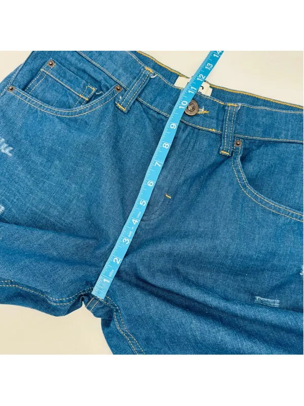 NWOT BDG Urban Outfitters Jet Twisted Blue Straight Leg Jeans 28 - Image 10