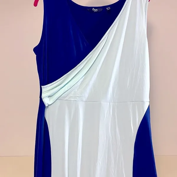 NWOT Du Jour Medium Teal and Blue Maxi Dress - Image 5