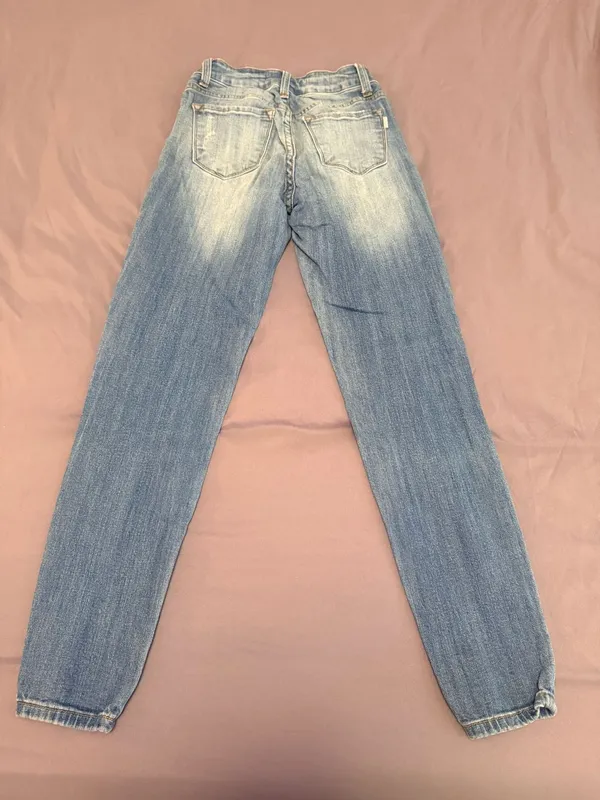 Nature Ripped Denim Mom Jeans - Image 2