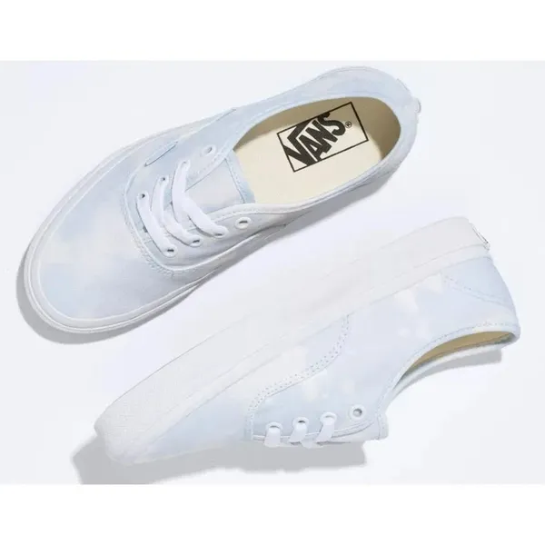 Vans Authentic Bleach Wash‎ Low-Top Lace-Up Sneakers Women's Size 6 - Image 2
