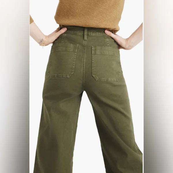 Madewell Emmett Crop Wide Leg Pants - Image 8