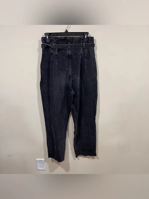Abercrombie & Fitch high-rise paperbag waist jeans Mom jeans size 8 Regular EUC - Image 9