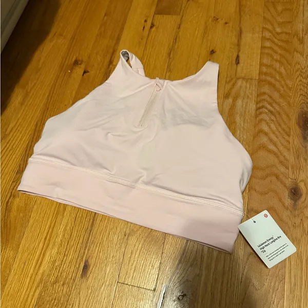 Lululemon Energy High Neck Longline Zip Bra NWT 10 - Image 2