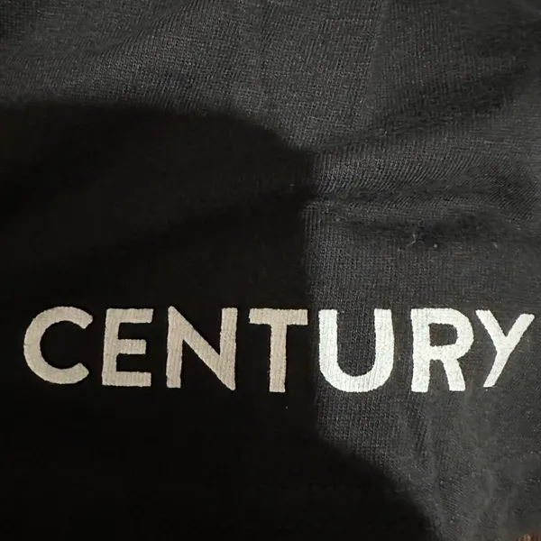 Peloton 100 Century Black White Tshirt Size 2XL - Image 4