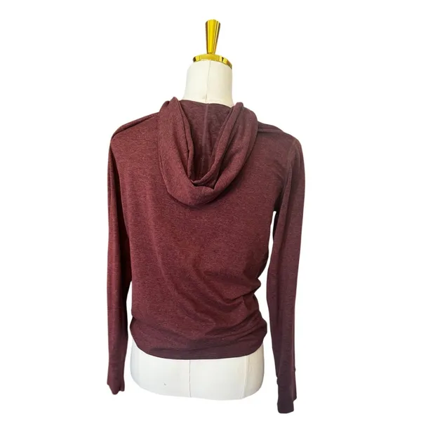 Vuori Performance Hoodie Fig Heather Full Zip Lightweight Sweatshirt/XS - Image 3