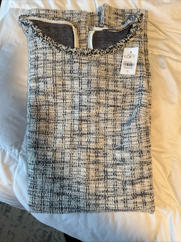 Loft Plaid Dress  - Image 5