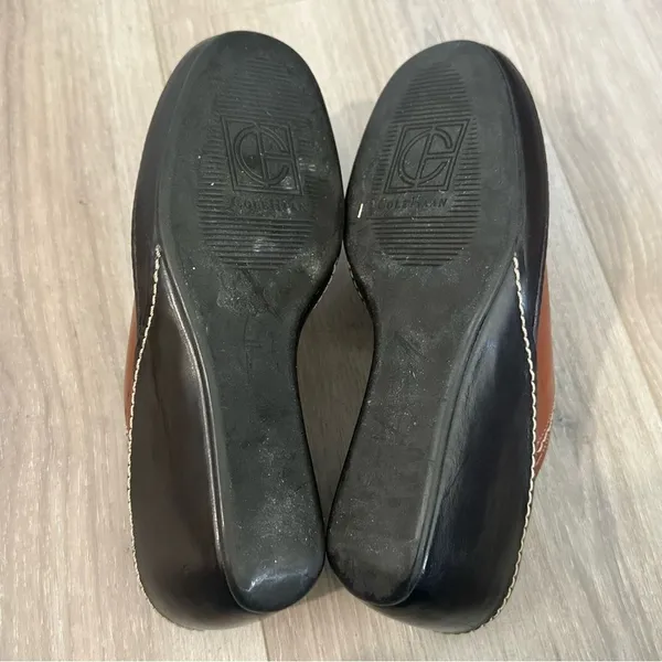 Cole Haan Elyssa Wedge Clogs Slip On Mules Shoes Brown Leather‎ Women’s Size 6 - Image 7